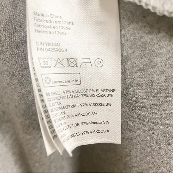 H&M Divided Gray Faux Wrap Dress - Picture 8 of 8